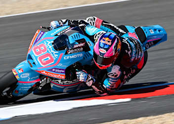 Sturz nach P1-Runde: Aspar-Pilot David Alonso