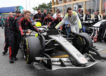 Nico Hülkenberg auf dem Weg ins GP-Grid