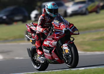 Ducati hat die Aeroelemente an der Schwinge von Aprilia kopiert