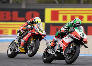 Beim Beschleunigen und auf den Geraden sind die Bimota-Piloten im Nachteil