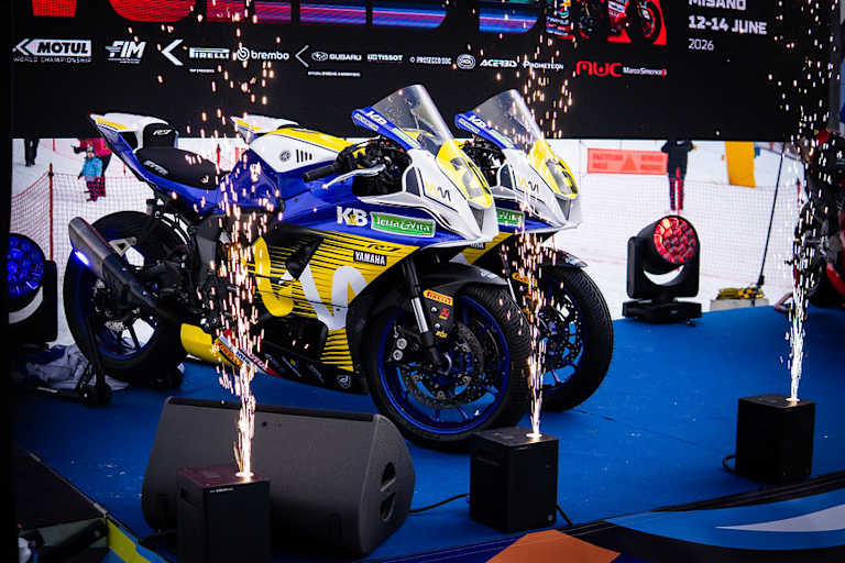 Die Yamaha R7 des Giansanti Racing Teams