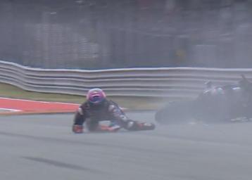 Jorge Martin flog bei etwa 190 km/h ab