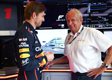 Max Verstappen und Dr. Helmut Marko