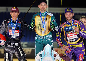Die Top-3 der EM (v.l.): Janowski, Madsen und Woryna