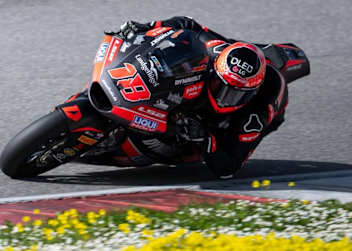 Nur wenige Runden auf trockener Strecke reichten Gonzalez zu Bestzeit