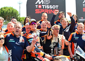 Kämpfte sich auf Platz 2 im Sprint: KTM-Pilot Pedro Acosta