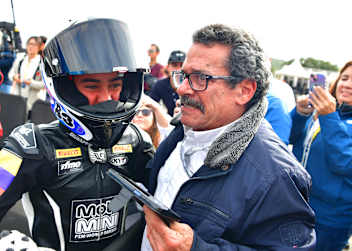 MiniGP-Weltfinale 2025 in Valencia: Diego Gonzalez mit Carlos Lavado