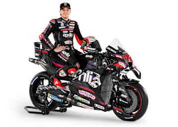 MotoGP-Werksfahrer Marco Bezzecchi auf der nur kosmetisch behandelten RS-GP