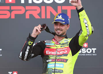 Dritter am Start, Dritter im Ziel: Fabio Di Giannantonio (VR46-Ducati)