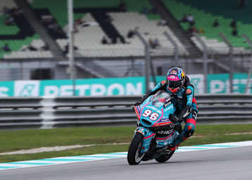 Startplatz 1: Dani Holgado schrammte am Moto2-Rundenrekord vorbei