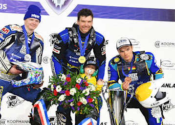 Die Top-3 in der WM (v.l.): Max Koivula, Niclas Svensson und Luca Bauer