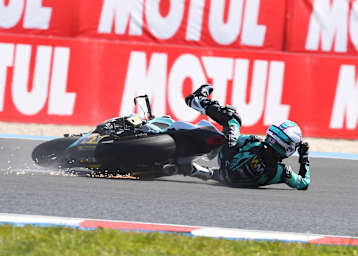 Paola Ramos beendete die Superpole mit einem Sturz