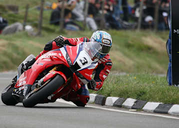 Dean Harrison auf der Werks-Honda Fireblade