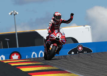 Ducati-Werksfahrer Bagnaia: Platz 7 über die kurze Distanz