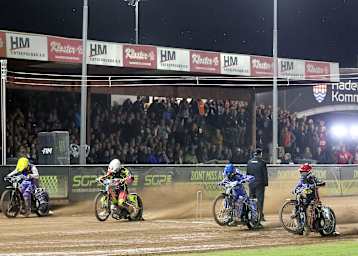 Um 19 Uhr schnellt das Startband in Vojens in die Höhe