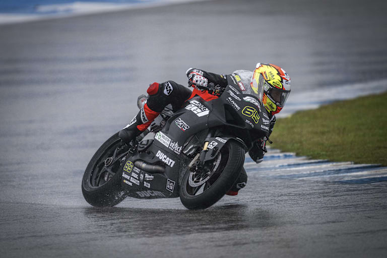 Philipp Öttl trotzte dem Regen