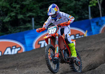 Sacha Coenen gewann den ersten MX2-Lauf im Trentino