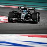 George Russell (Mercedes) in Abu Dhabi
