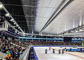 In Heerenveen gibt es drei Tage Eisspeedway-Action