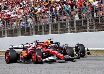 Charles Leclerc gegen Max Verstappen