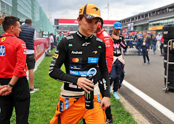 Oscar Piastri vorige Woche in Spa