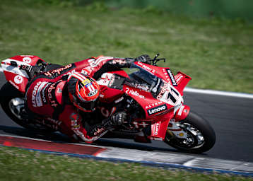 Aruba.it Ducati-Pilot Nicolo Bulega führt das Superbike-Feld in Misano an