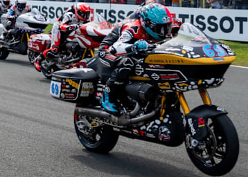 In Silverstone wieder am Start: Der Harley-Davidson Bagger World Cup