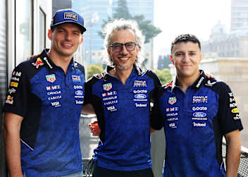 Max Verstappen, Laurent Mekies, Isack Hadjar