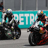 Startduell: Acosta (KTM) und Mir (Honda) machen sich bereit