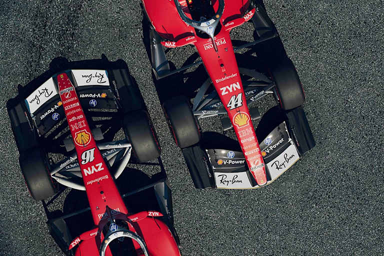 Die Ferrari-Lackierung dieses Jahr in Monza