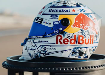 Der Helm von Max Verstappen fürs Heimrennen in Zandvoort