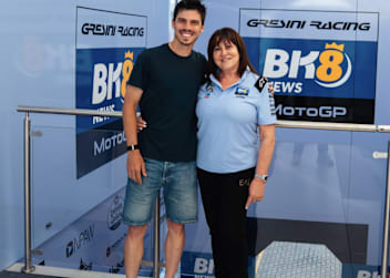 Joan Mir mit Nadia Padovani