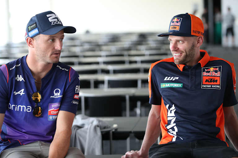 Jack Miller (li.) und Brad Binder fahren 2027 Superbike-WM