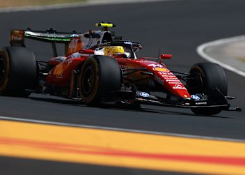 Lewis Hamilton im Ferrari