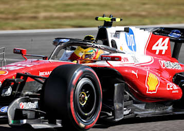 Lewis Hamilton im Ferrari