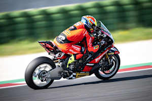 Die neue Suter-Schwinge an der Barni-Ducati