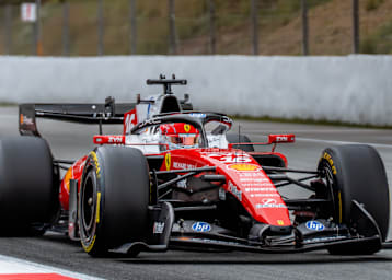 Charles Leclerc im Ferrari