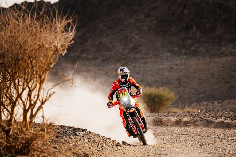 Husarenritt von Luciano Benavides (KTM) auf Etappe 8