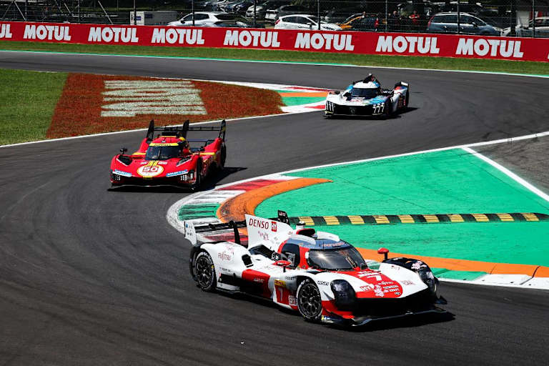 Mit Toyota, Ferrari und Peugeot: Die WEC war zuletzt 2023 in Monza