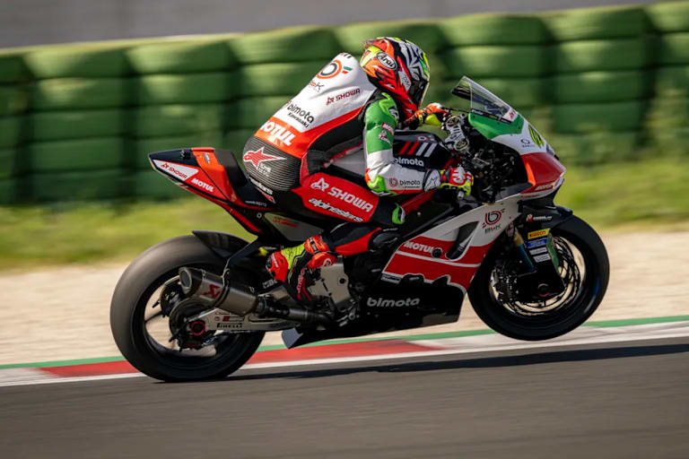 Axel Bassani war der beste Nicht-Ducati-Pilot