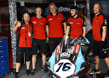 Michael Galinski verabschiedete sich mit MGM aus der Superbike-WM