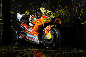 Die MotoGP-Ducati von Fabio Di Giannantonio im «Garuda»-Design