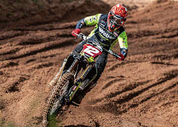 Max Nagl führte bis zu seinem Crash die ADAC MX Masters an