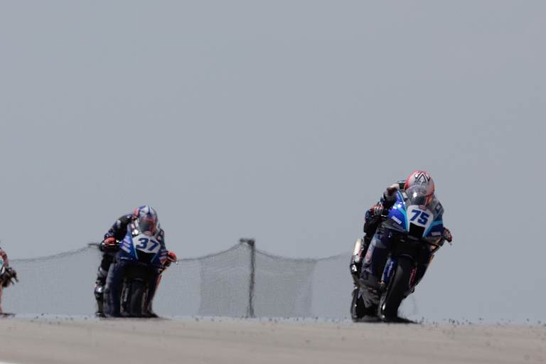 Albert Arenas (vorne): Lange Geraden helfen Yamaha nicht