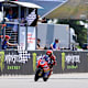 Moto3-Sensation in Brünn: Rookie Hakim Danish (KTM) kämpfte Spanier nieder