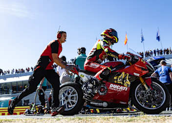 Lukas Tulovic bei seiner WM-Wildcard 2025 in Jerez