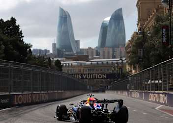 Max Verstappen in der Baku-Quali
