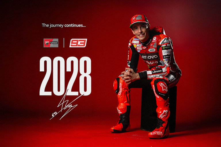 Marc Marquez und Ducati Lenovo sind auch 2027 und 2028 vereint