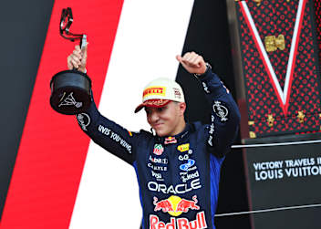 Isack Hadjar auf dem Monaco-Podium