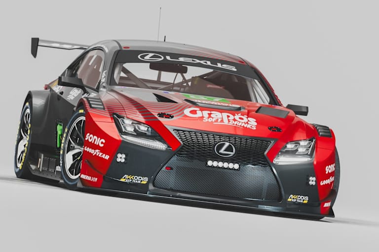 Blick auf den Lexus RC F LMGT3